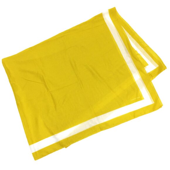 HERMES Authentic Yellow Scarf